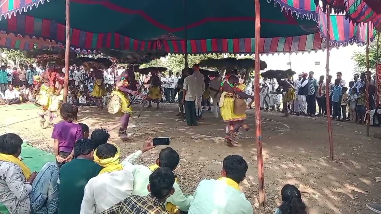 👌 తెలంగాణ 🦚 గుస్సాడి నృత్యం 💥 @TelanganaTribeCulture