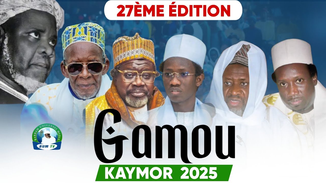♦[Direct ]27eme Édition Gamou Kaymor |Samedi 22 Fevrier 2025 #BUMTV