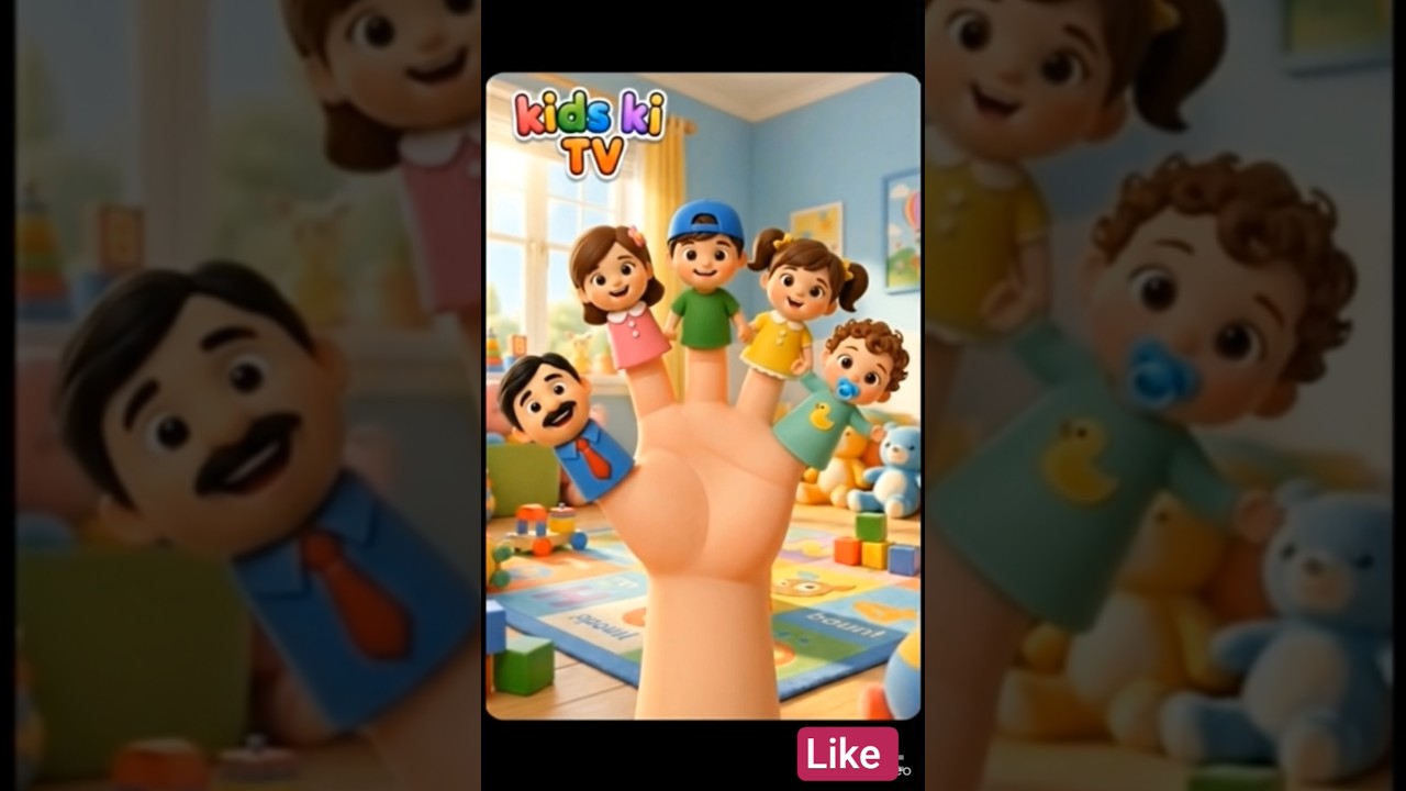 Daddy Finger Song! 🎶 Meet the Finger Family - Sing Along 👶|kids ki TV