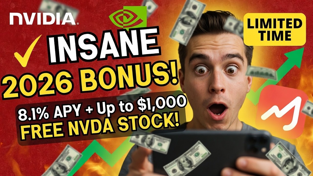 🚨 Moomoo's INSANE 2026 Bonus: 8.1% APY + Up to $1,000 FREE NVDA Stock! (Limited Time) #moomoo #stock