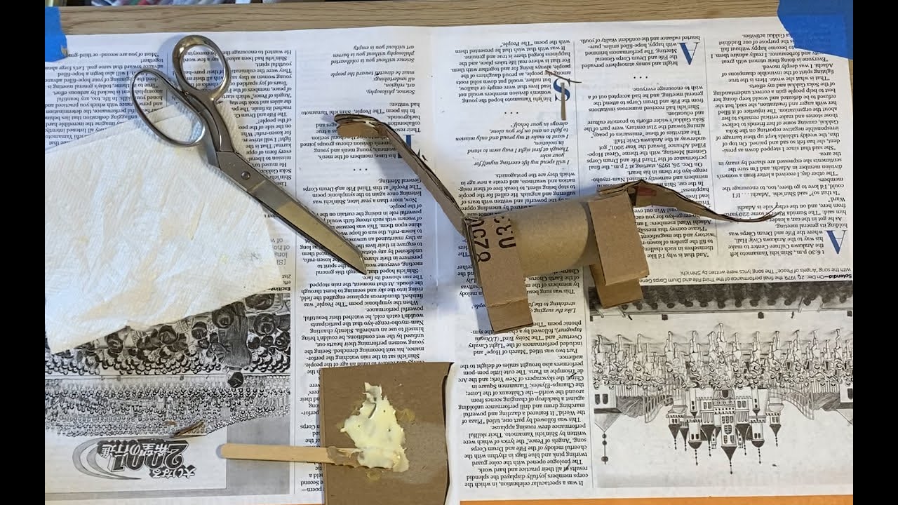 How to Make a Cardboard Brontosaurus