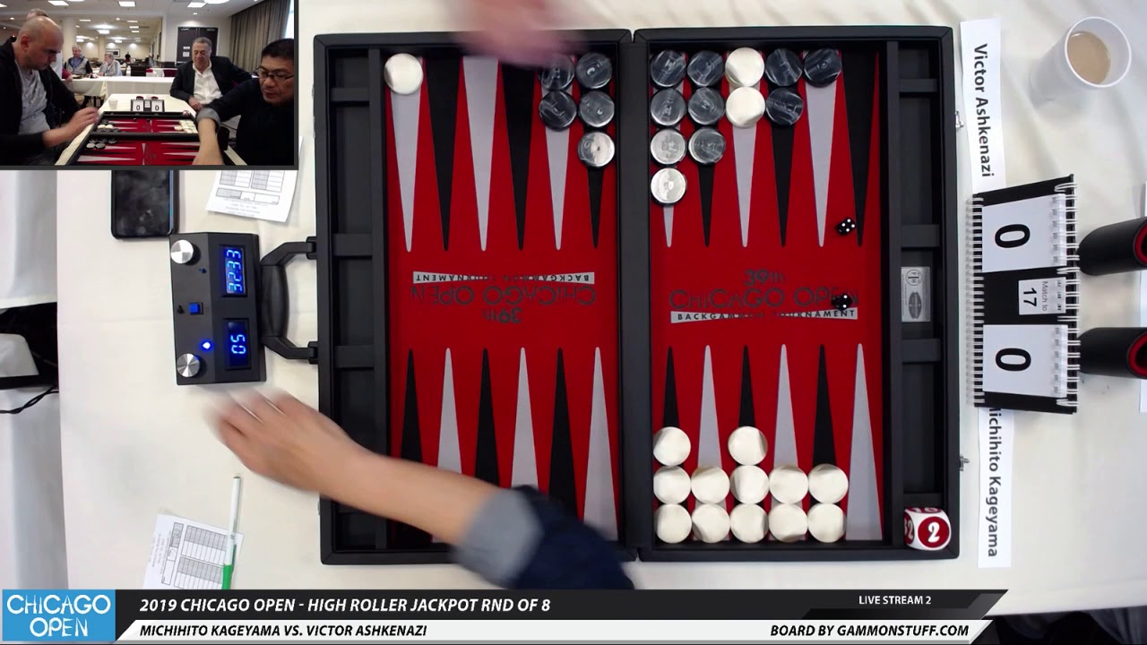 2019 Chicago - High Roller JP - Michihito Kageyama vs. Victor Ashkenazi - Rnd of 8 - 17pts
