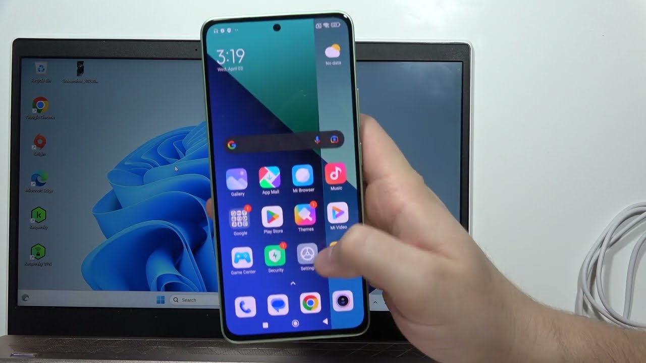 Как перенести данные между ПК и Redmi Note 13?