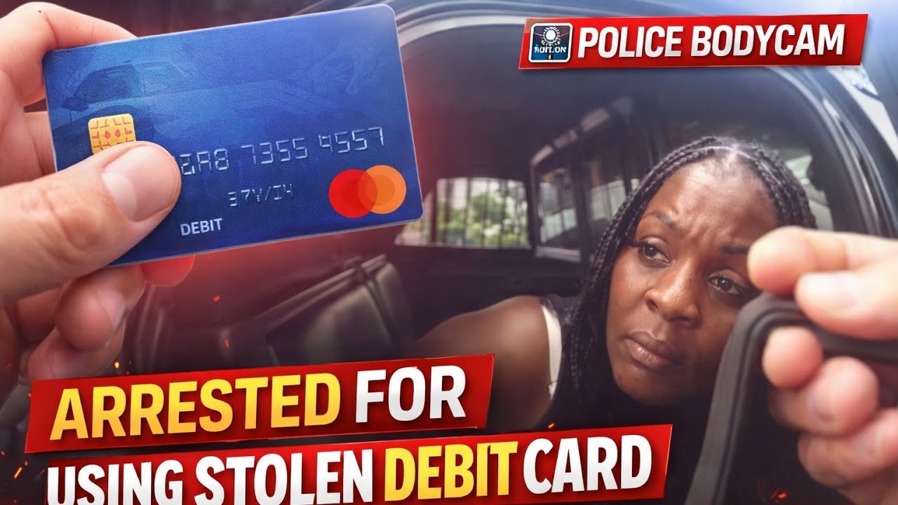 Woman Arrested at Mall For Using Stolen Debit Card | Police Bodycam