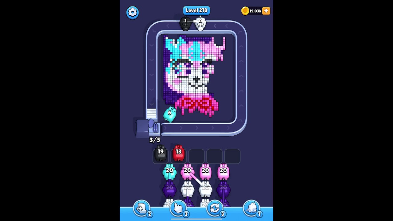Pixel Flow Level 218