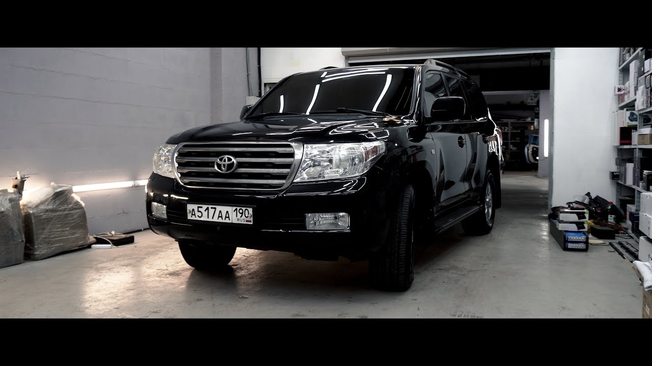 Круговой обзор и мультимедиа головное устройство в Toyota Land Cruiser 200. RedPower 750