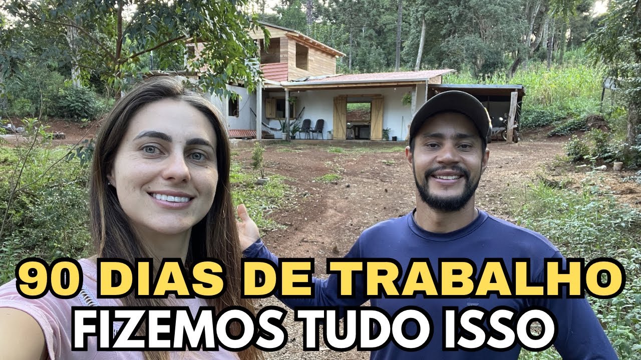 Ap&oacute;s 1 Ano&hellip; Olha Tudo o Que Conseguimos Fazer na Ch&aacute;cara!