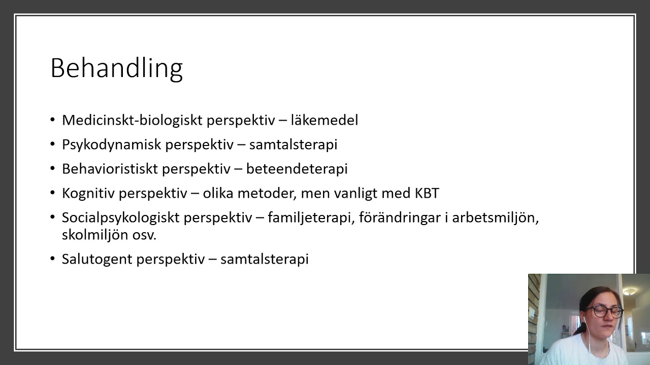 Psykiatri kapitel 3 & 6