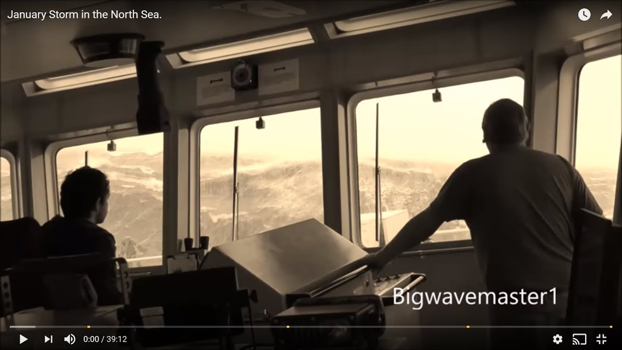 🔴 #TERRIFYING Footage. What It's Like On-Board a Ship In a North Sea STORM #waves  #Storm #northsea