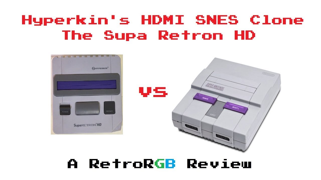 HDMI SNES Review:  Hyperkin's 720p Supa Retron HD