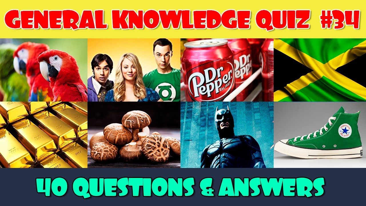 General Knowledge Trivia Quiz (Part 34)