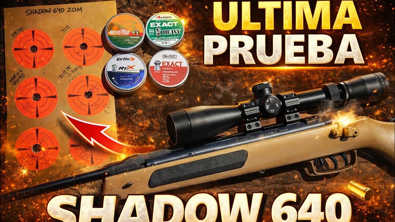 GAMO SHADOW 640 | PRUEBA DE BALINES DEFINITIVA | parte 1