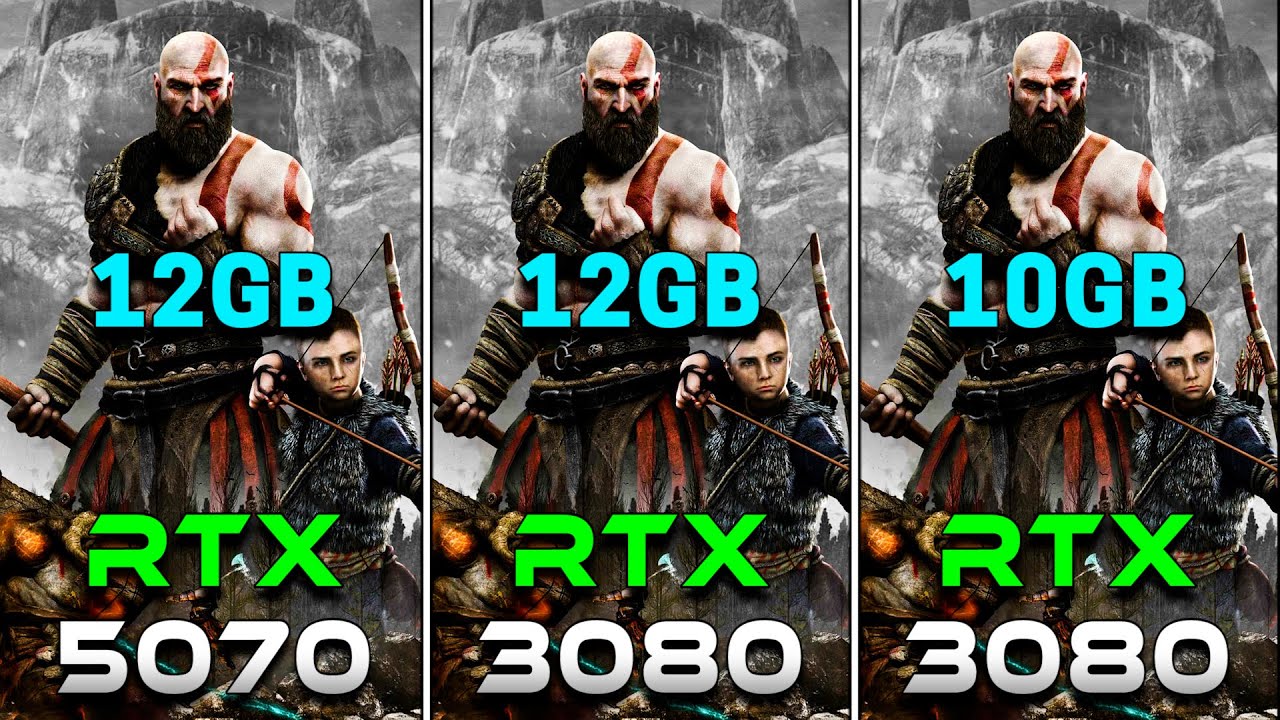 RTX 5070 12GB vs RTX 3080 12GB vs RTX 3080 10GB | PC Gameplay Benchmark Tested