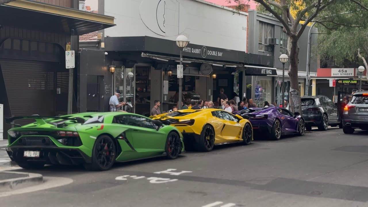 Crazy Supercars at Double Bay (2x Revuelto, 2x 765LT, Gintani SVJ, GT2RS and more!!!)