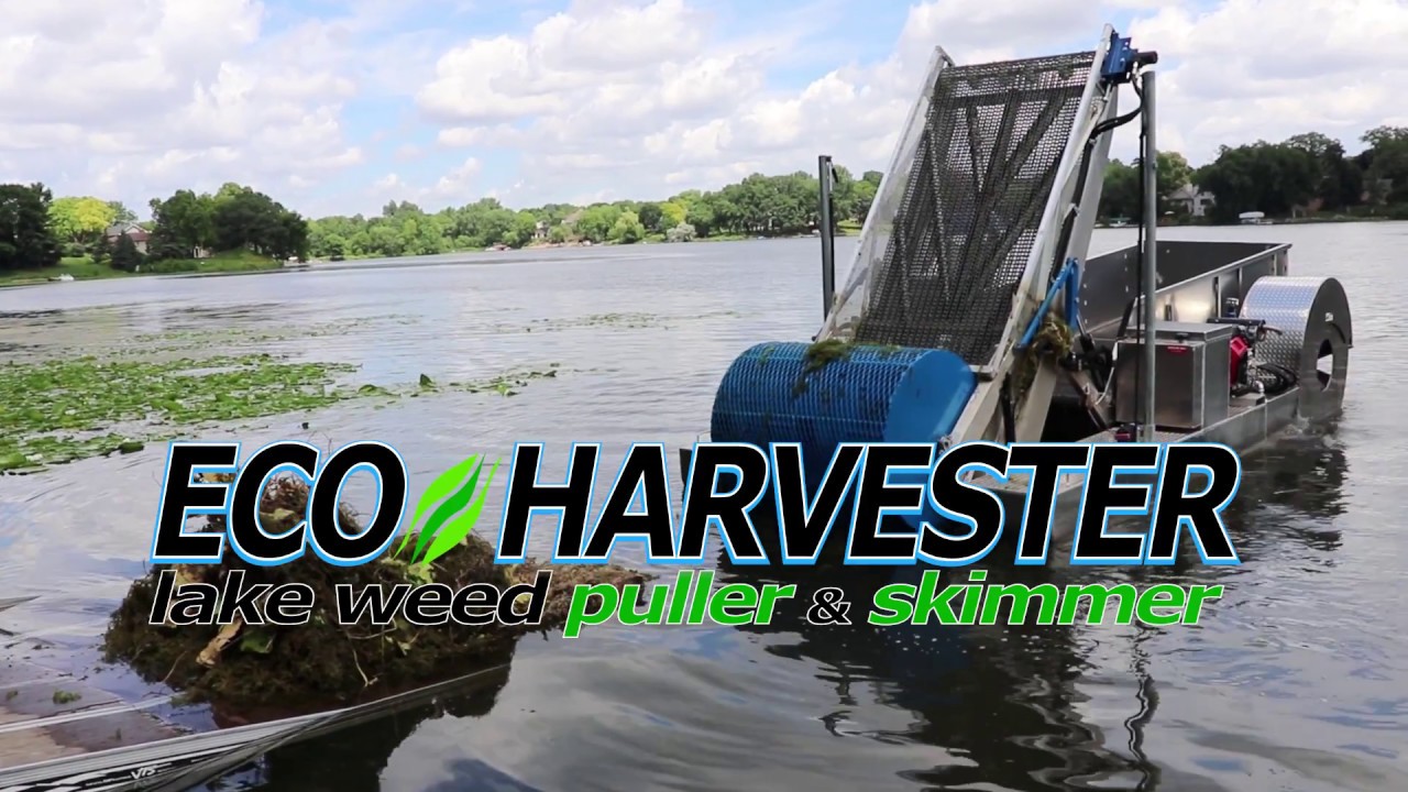 Eco Harvester | Loading & Unloading Demo Video | Aquatic Weed Harvesting Machine