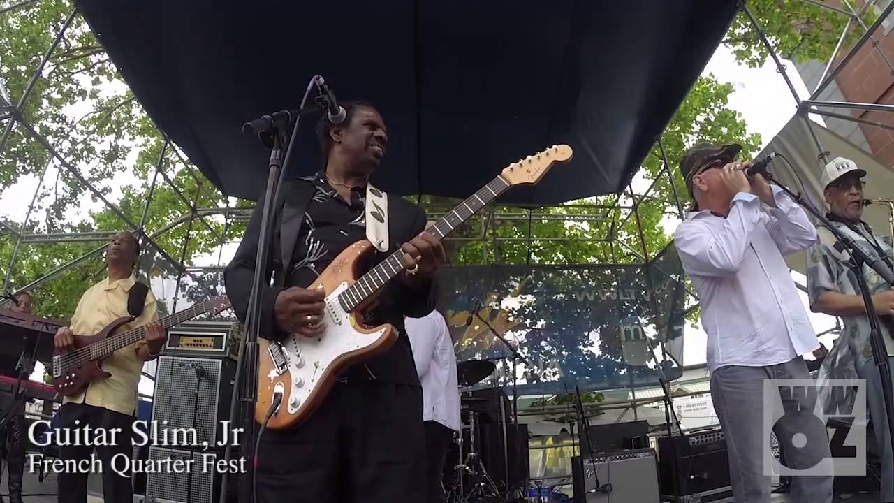 Guitar Slim, Jr. performs 