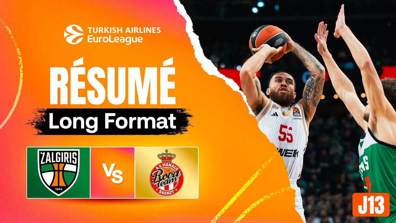Kaunas vs Monaco - Résumé long format - EuroLeague J13