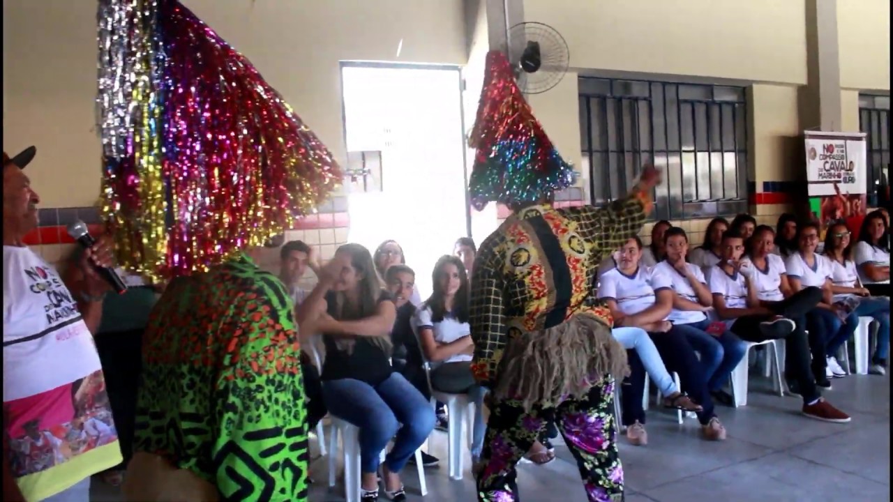 Cavalo Marinho Estrela de Ouro em Serra Talhada Sertão do Pajeú  EREM Cornélio Soares
