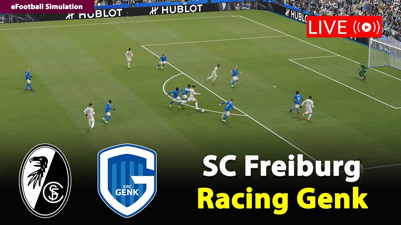🔴SC Freiburg gegen Racing Genk | Europa League 2025/26 | eFootball PES21 Simulation