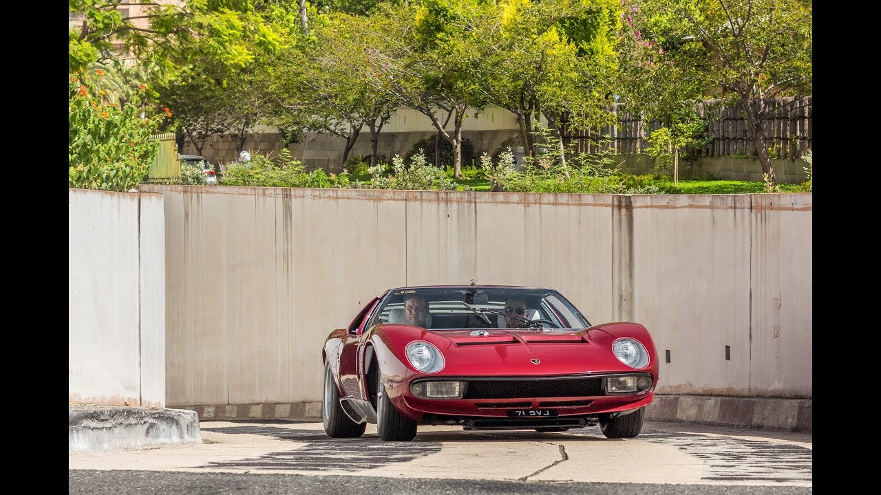 Lamborghini Miura SVJ Driving in Monaco!