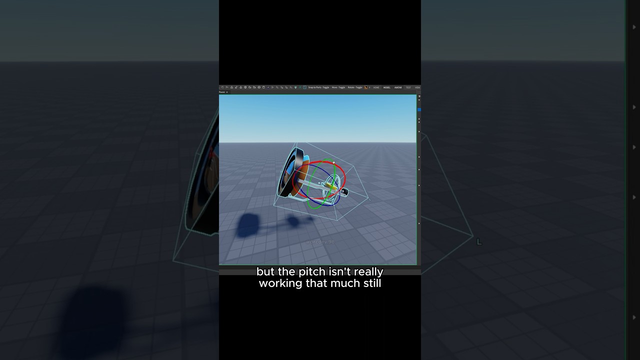 Физический гироскоп в #roblox #engineering