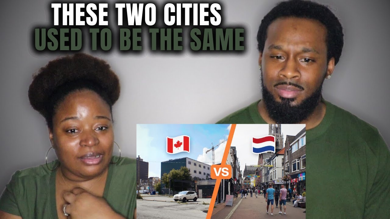 🇨🇦/🇳🇱 American Couple Discovered Why These Two Cities Used to be the SAME (Not Just Bikes Reaction)