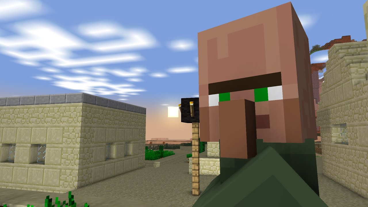 Minecraft Animation: A Day In A Villagers Life (1/6)