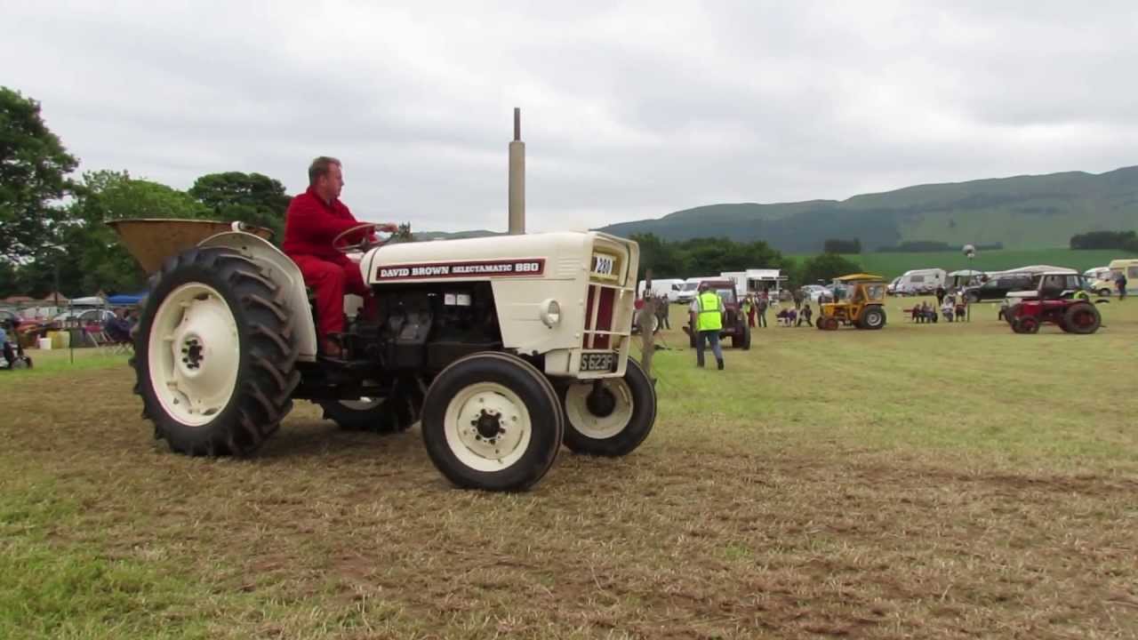 David Brown Tractors at the 2013 Fife Vintage Agricultural Machinery Rally, Strathmiglo