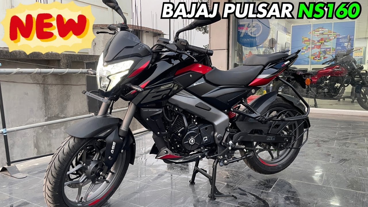 New Bajaj Pulsar NS160 Model Bs7 2025 Price Features & Mileage Details NS160 Pulsar Review In Hindi