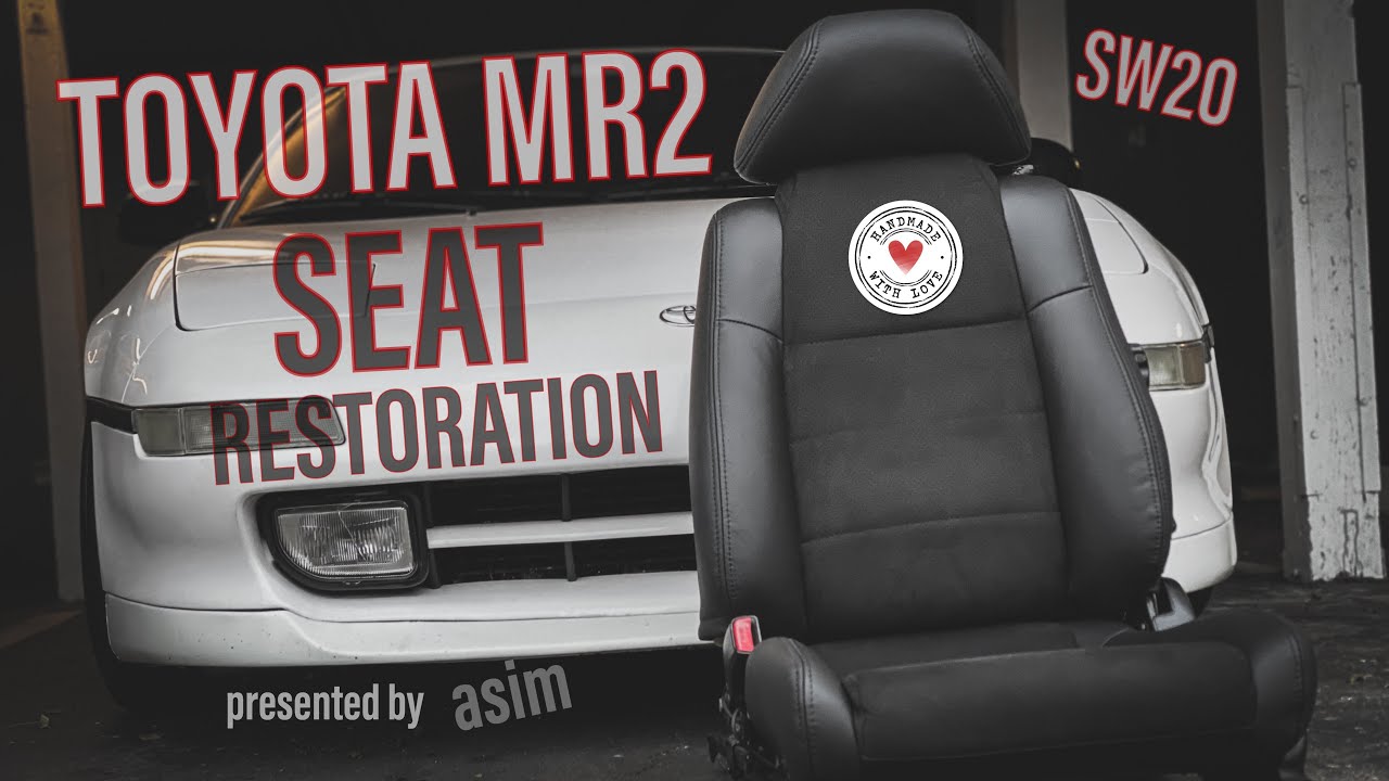 Toyota MR2 SW20 Seat Restoration Upgrade