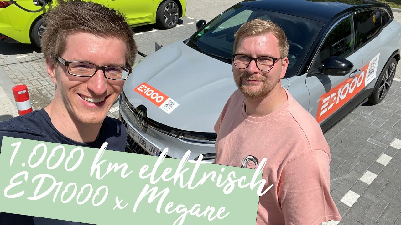 1.000 Kilometer am Stück im 🔋 Renault Megane E-Tech 100% elektrisch - die ED1000 [4K] - Autophorie