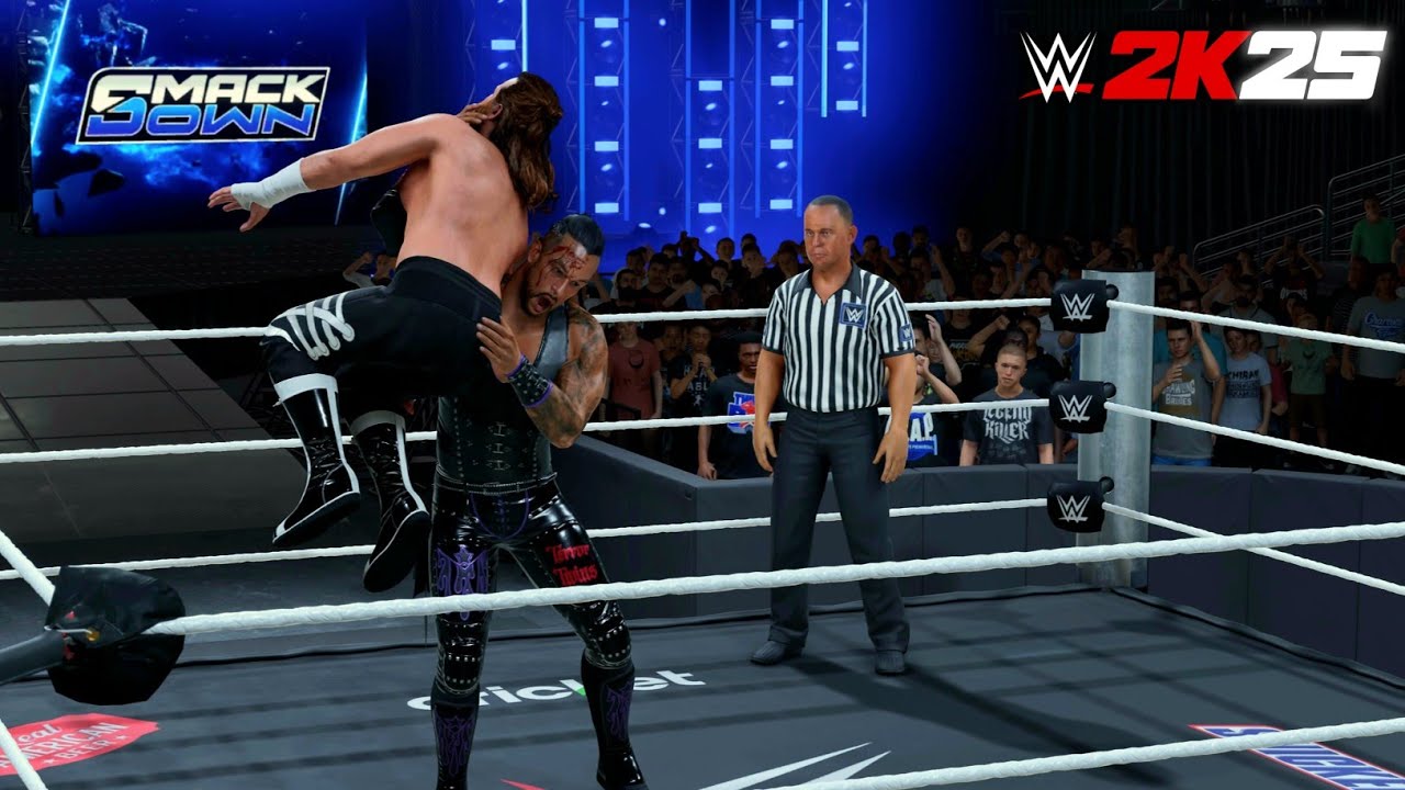 WWE 2K25 – Damien Priest vs Finn Bálor vs Sami Zayn (PS5 Gameplay) [4K60]