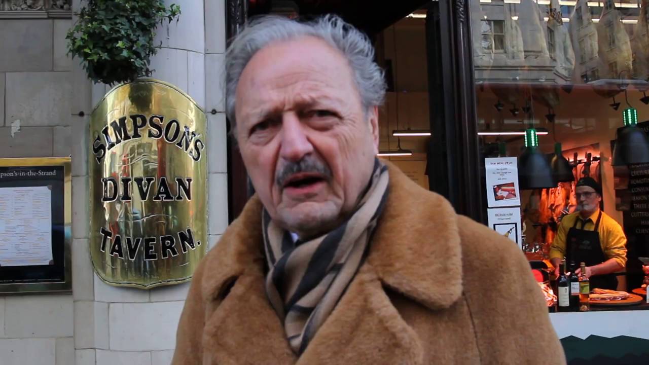 Peter Bowles Arrives At The Oldie Of The Year Awards In London