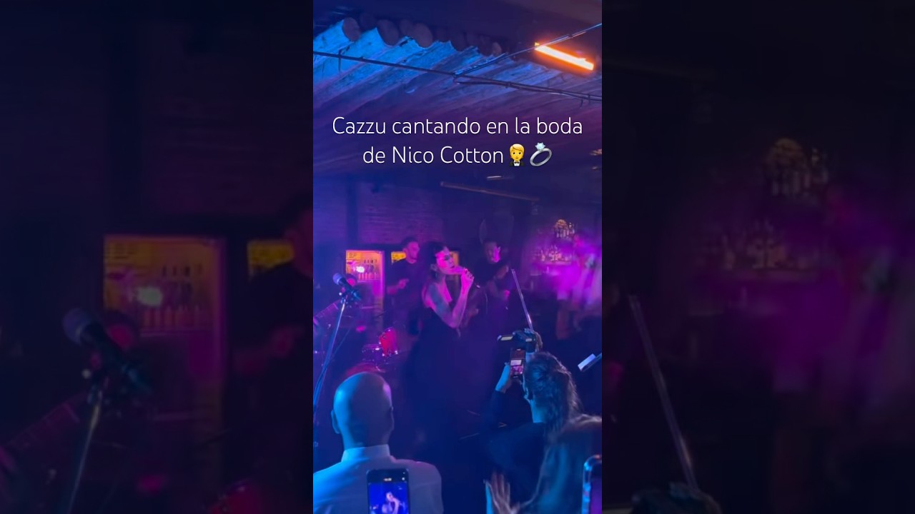 Cazzu en la boda de su amigo y productor Nico Cotton💍👏 #cazzu #argentina #boda