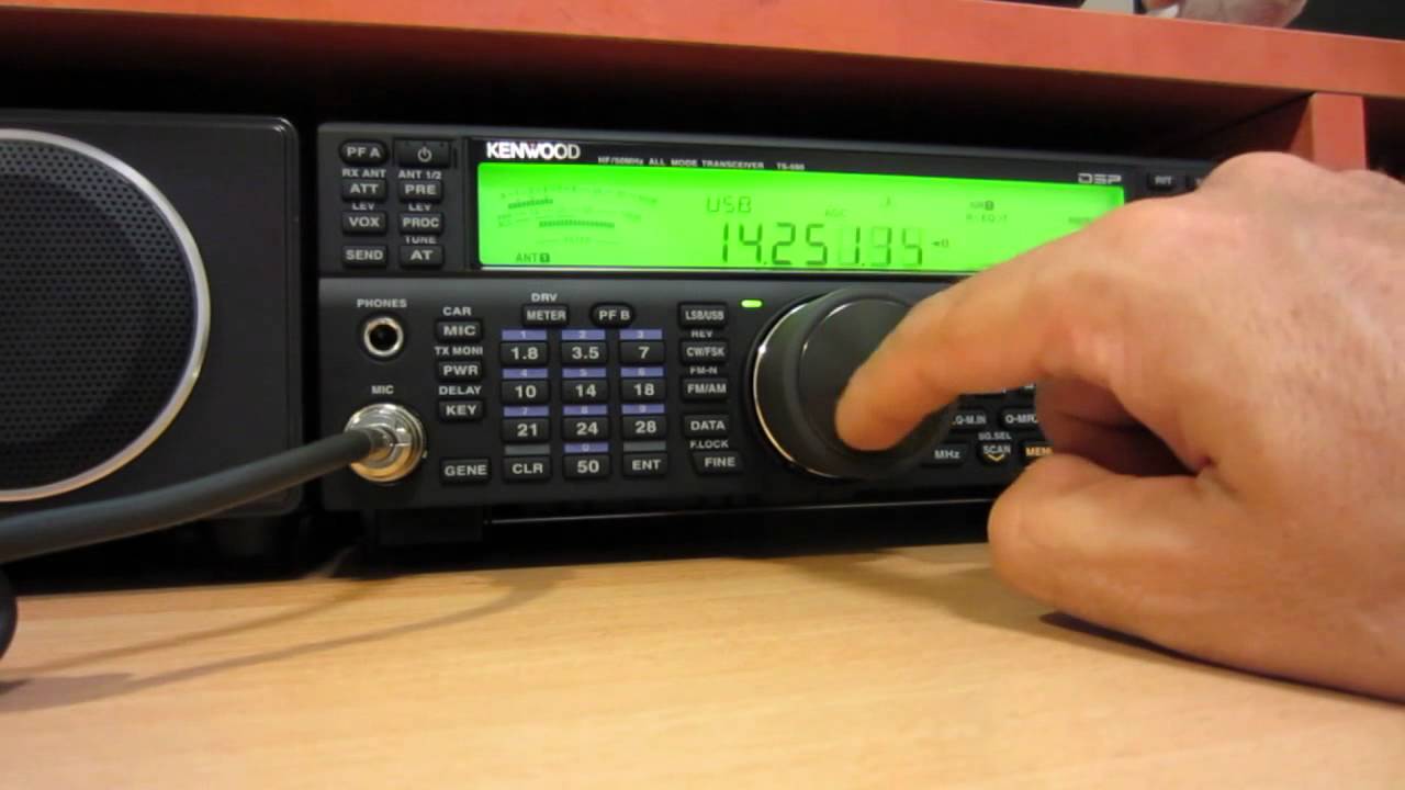 Kenwood TS-590, 20m tour, NR level 5, IF Filter 300-2600