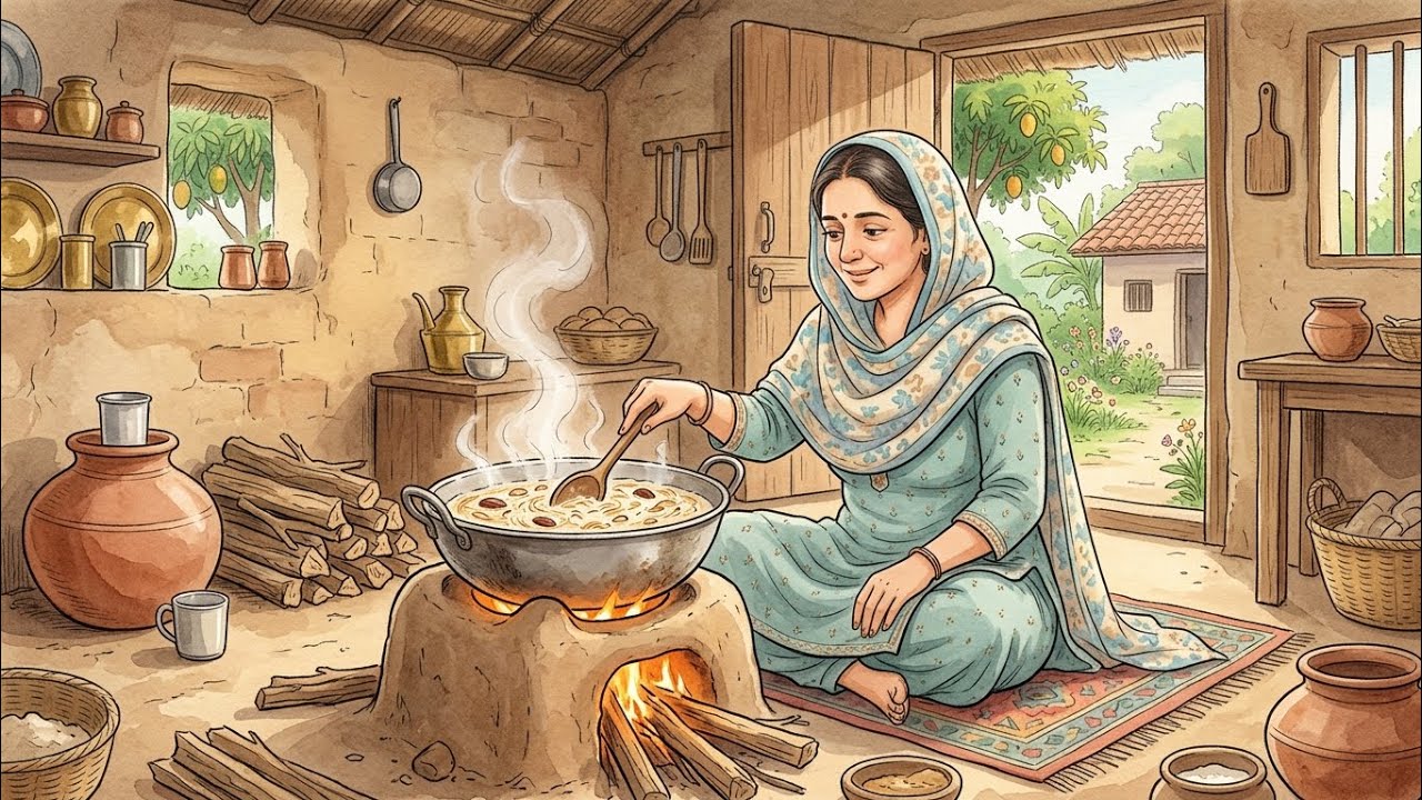 Eid Morning ASMR 🌙 | Beautiful Village Life & Kindness Story ❤️