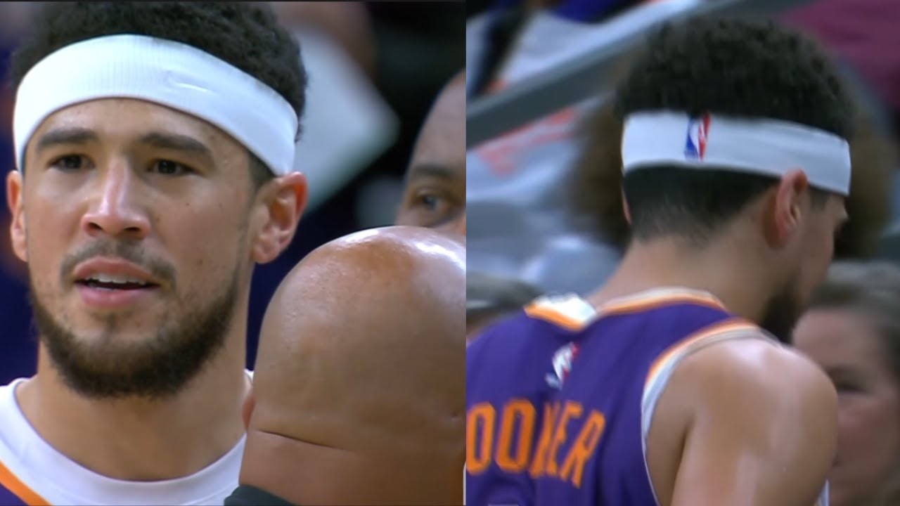 DEVIN BOOKER EJECTED FOR LOOKING AT REF & LAUGHS! 