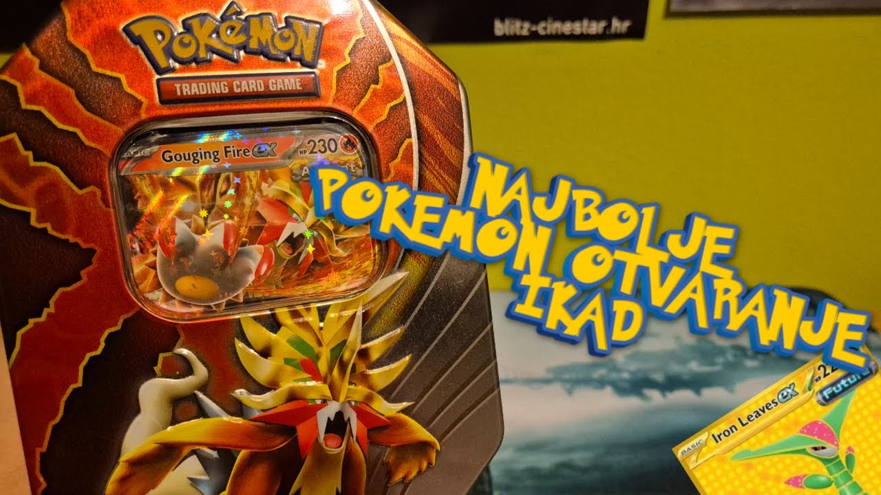 NAJBOLJE POKEMON TCG OTVARANJE DO SAD ?!? Pokemon TCG: Paradox Destinies Tin - Gouging Fire