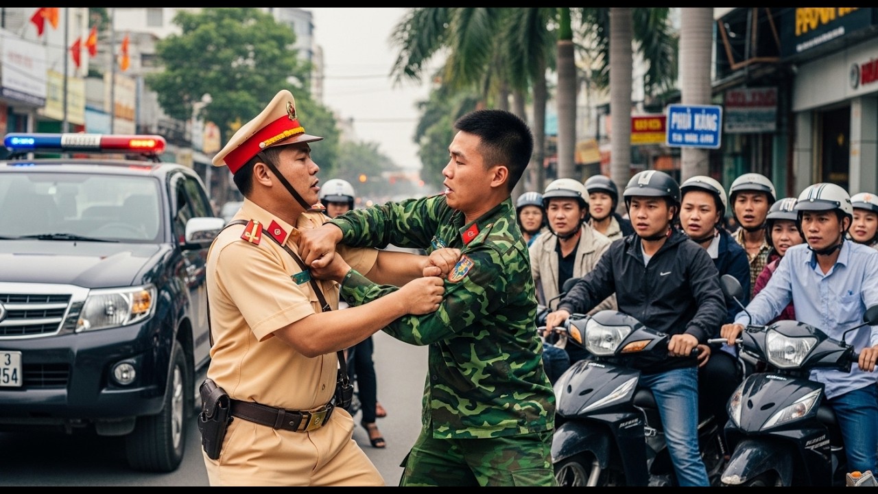 Khi Viên Cảnh Sát Tát Một Sĩ Quan Quân Đội, Điều Bất Ngờ Đã Xảy Ra