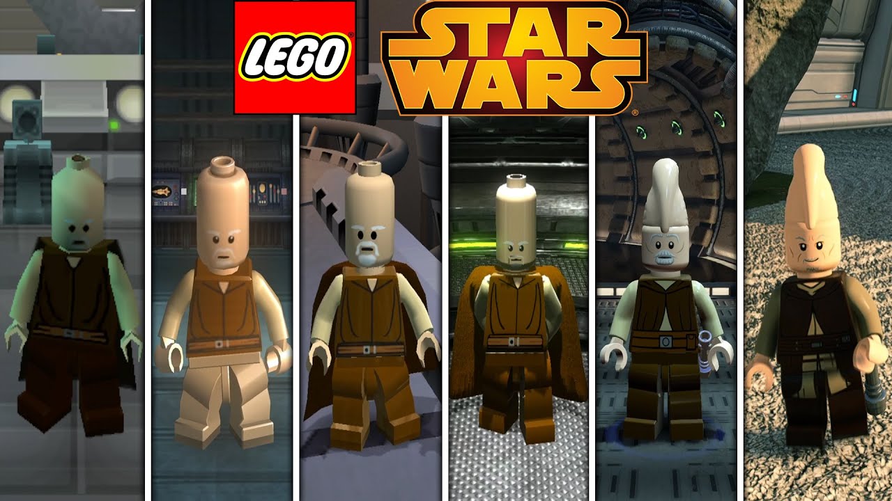 Ki Adi Mundi Evolution in LEGO Videogames