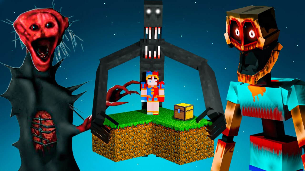 Sobreviv&iacute; en un Skyblock con MODS de TERROR en Minecraft...