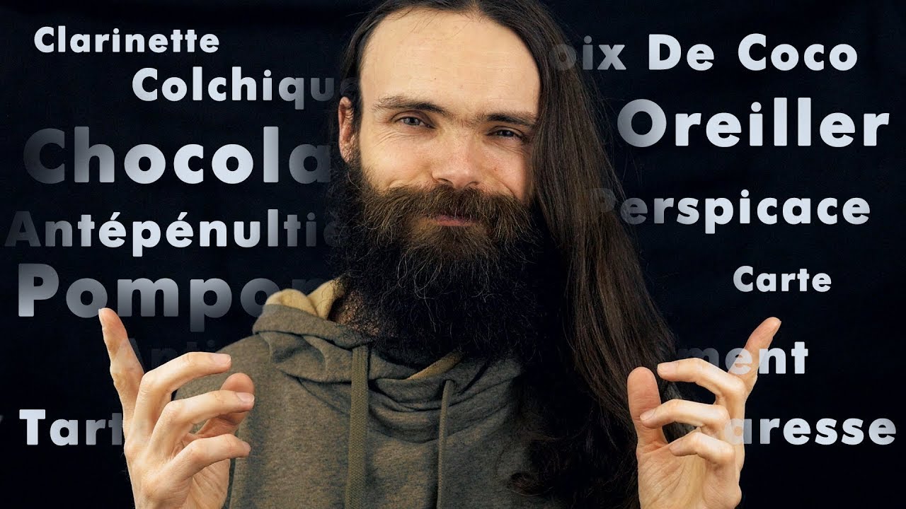 ASMR français 1 heure, 50 mots relaxants, triggers, déclencheurs [Chuchotements lents, répétés]