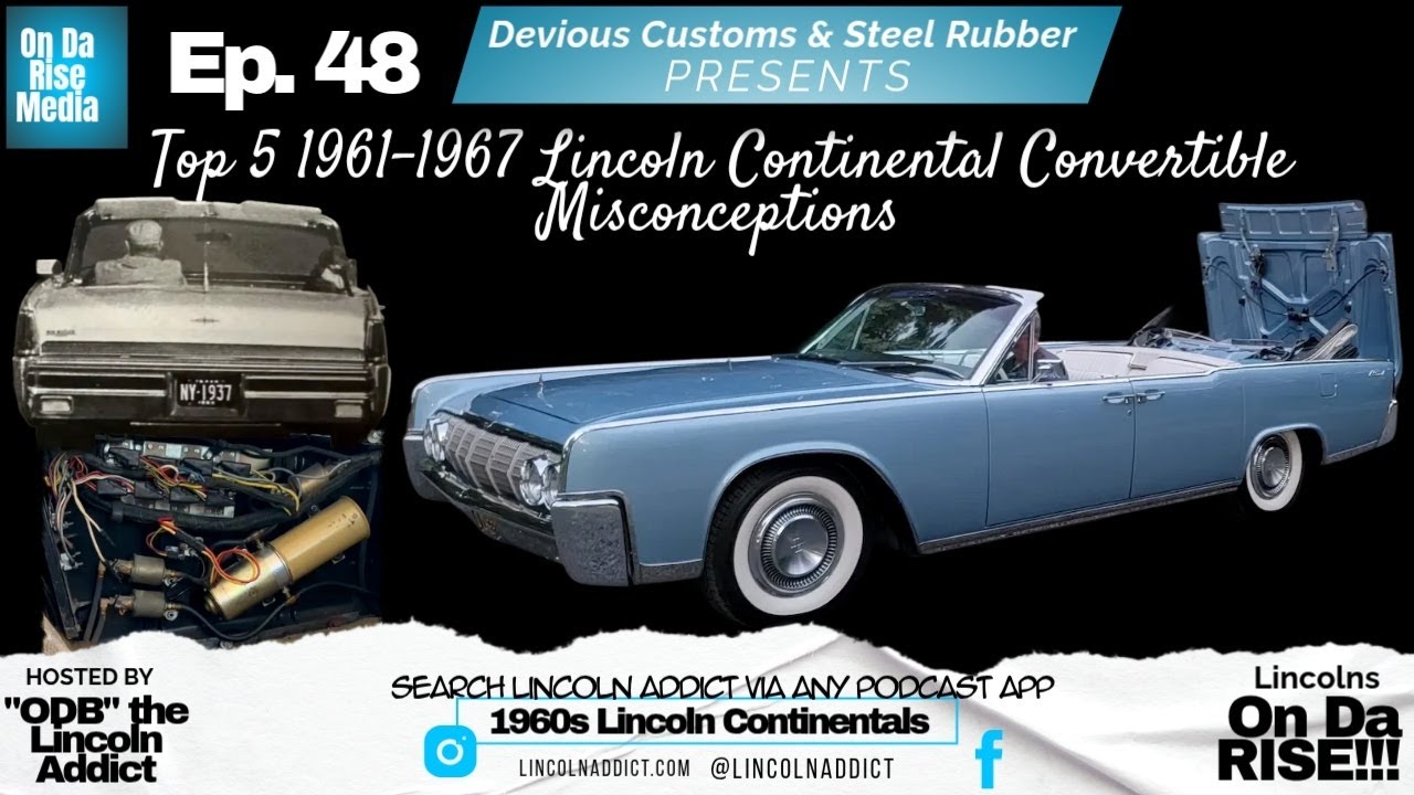 Топ-5 самых распространенных заблуждений о кабриолете Lincoln Continental 1961-1967 годов