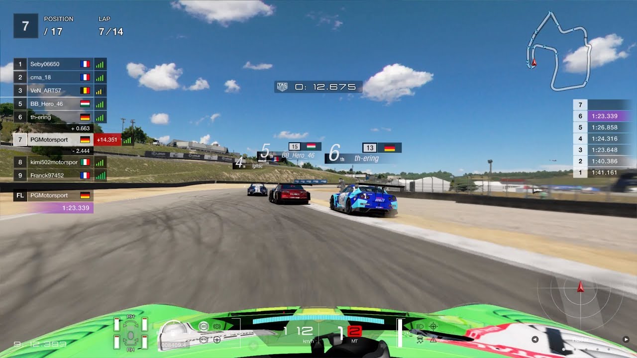 Gran Turismo™SPORT Daily Race 1190 Laguna Seca Porsche 911 RSR Onboard