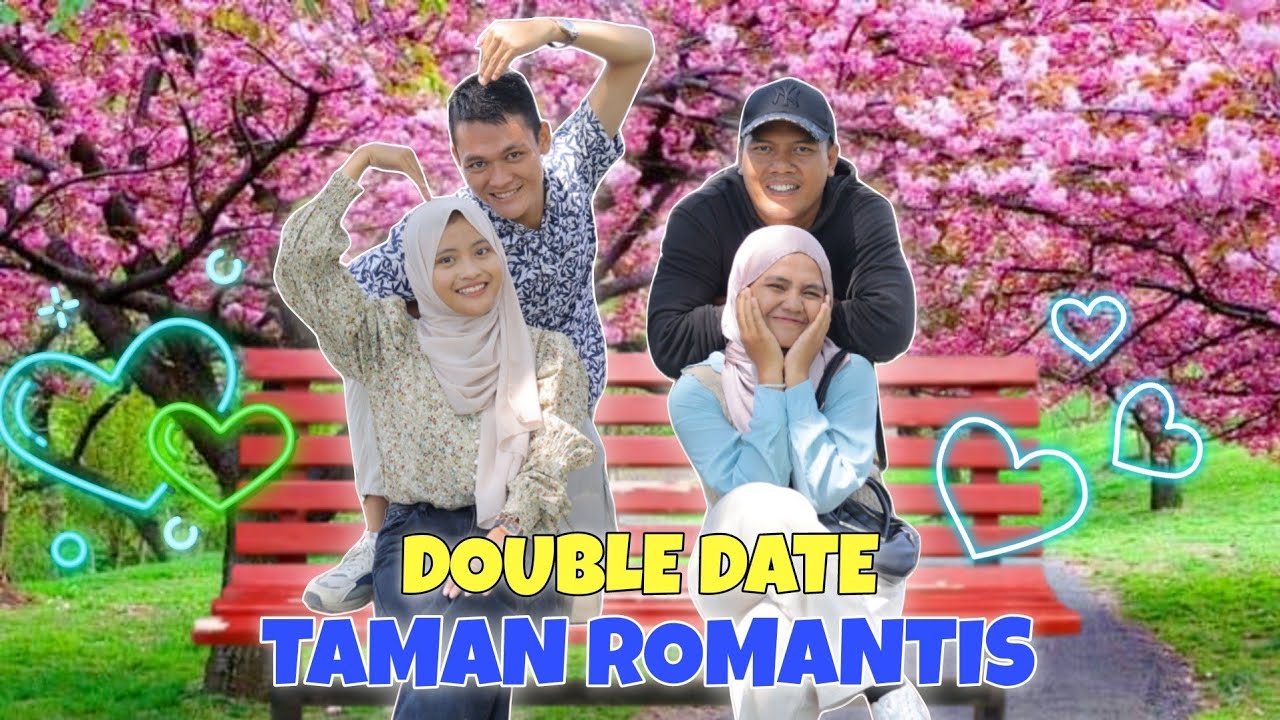 PACARAN 😍 DOBEL DATE DI TAMAN PENUH CINTA | CHIKAKU FAMILY