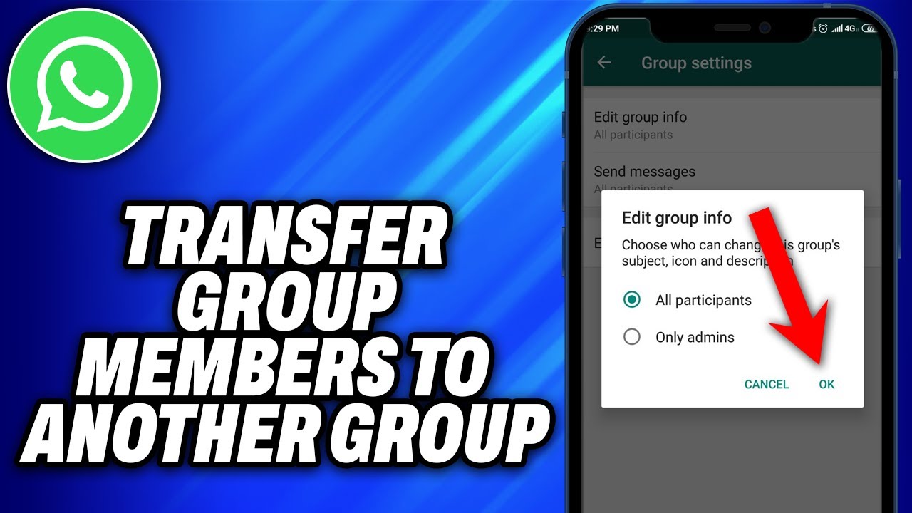 How To Transfer Group Members to Another Group in Whatsapp -Easy Fix