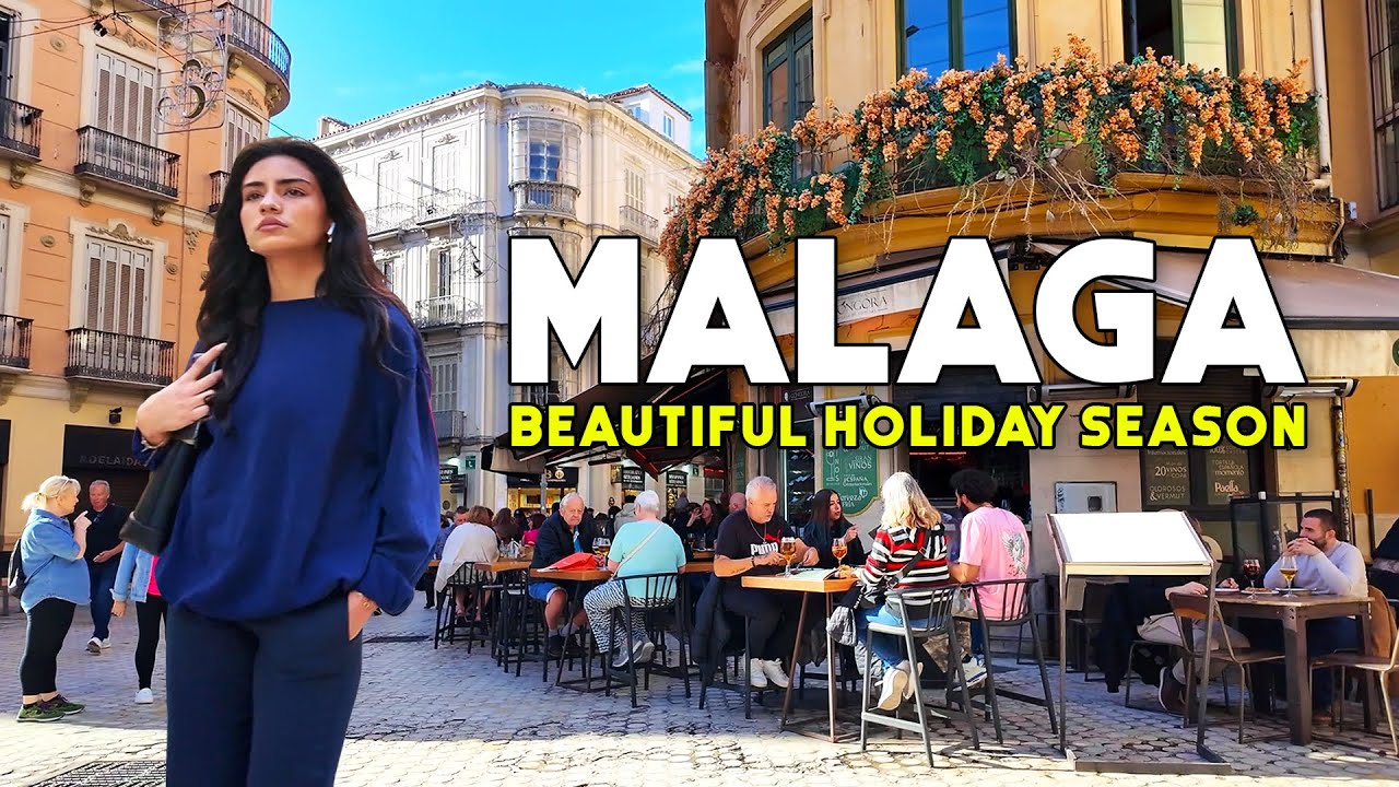 Malaga City Spain Beautiful City December 2025 Update Holiday Season Costa del Sol | Andalucía [4K]