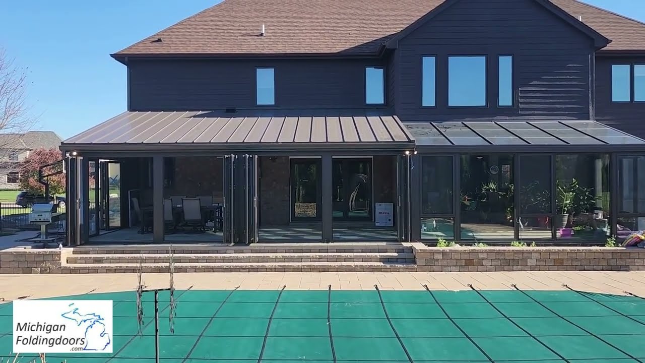 Stunning Sunroom, Greenhouse & Folding Glass Doors in Washington, MI! 🌞