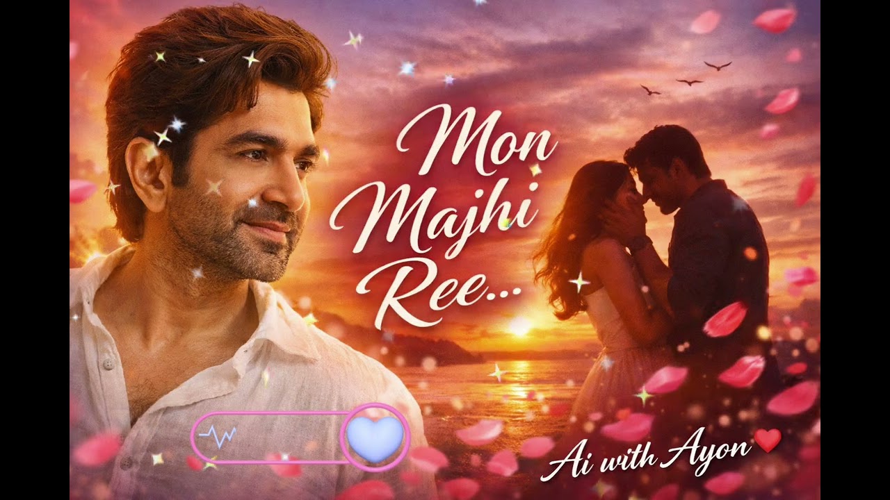 Mon Majhi Ree ❤️ | Romantic Bengali Song | Ai with Ayon