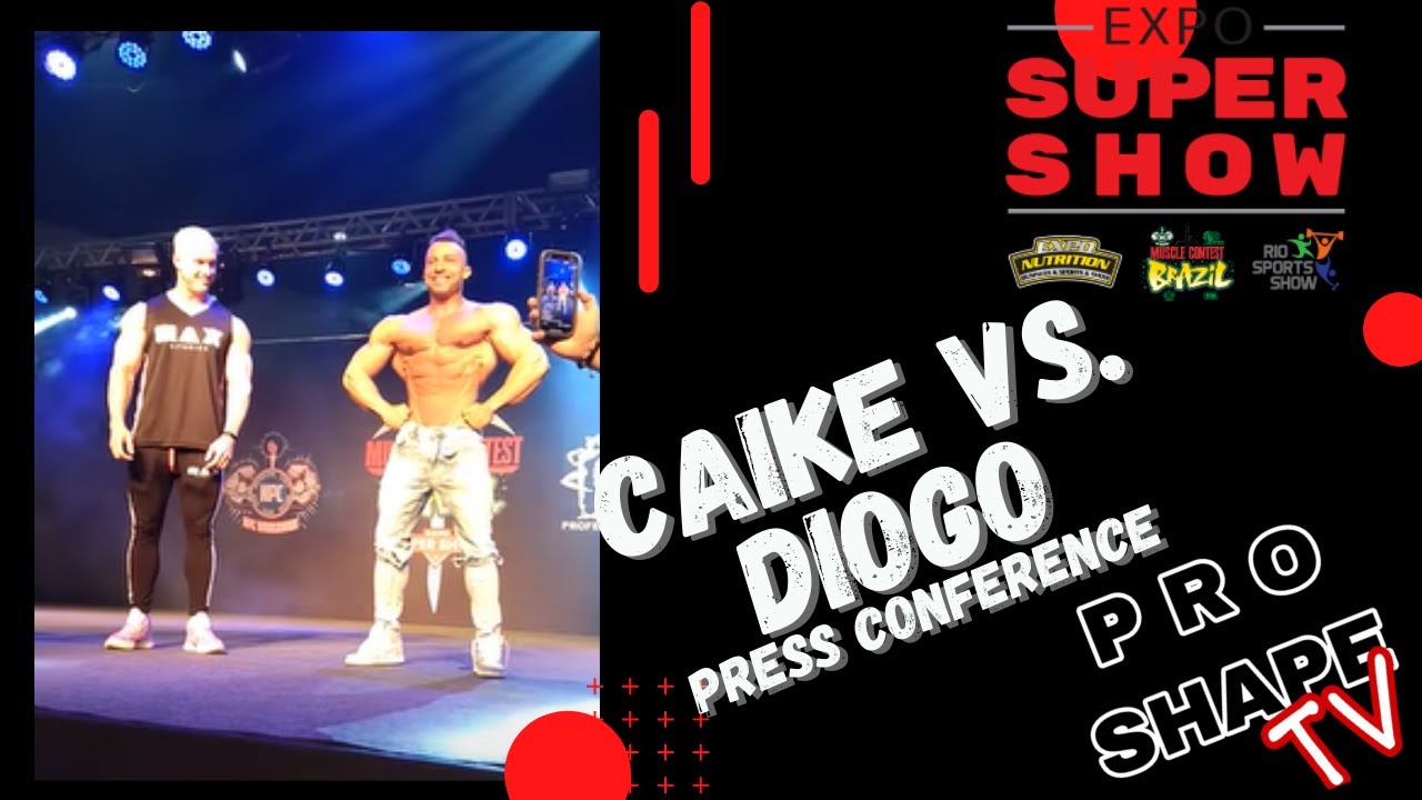 Caike e Diogo Montenegro na pesagem do Pro Show - ExpoSuper Show